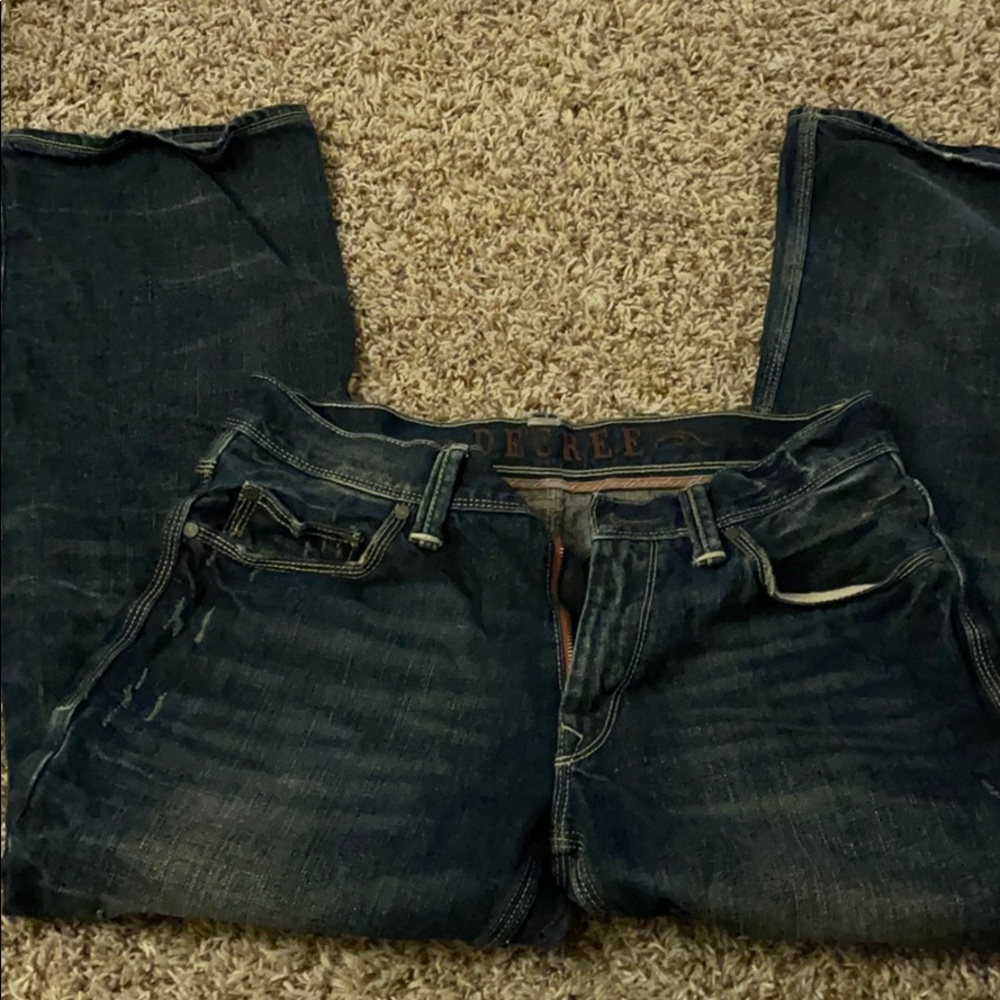 Decree jeans.